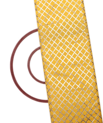 light yellow checks pattern gotta raw silk fabric